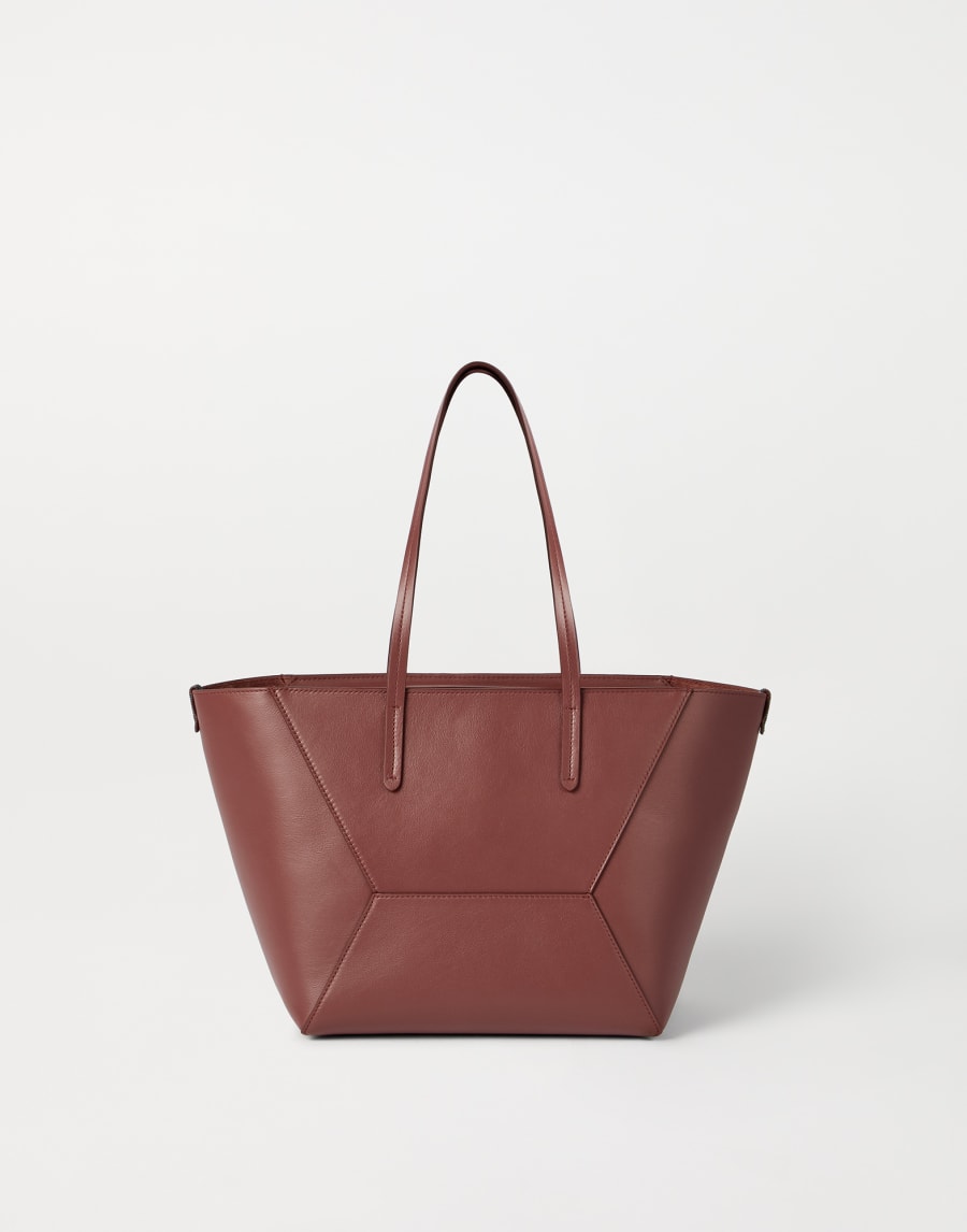 Calfskin small BC Duo bag Firebrick Woman - Brunello Cucinelli