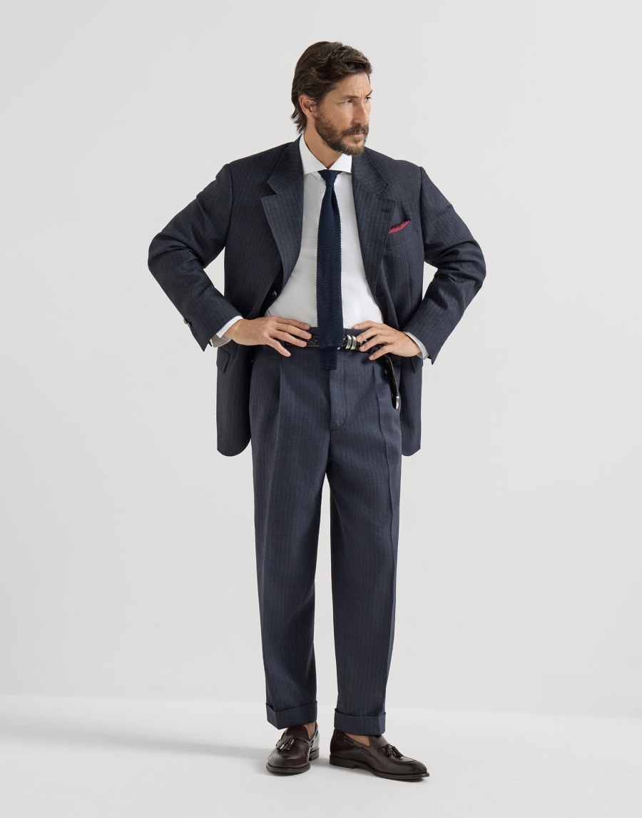 Spread collar shirt White Man - Brunello Cucinelli