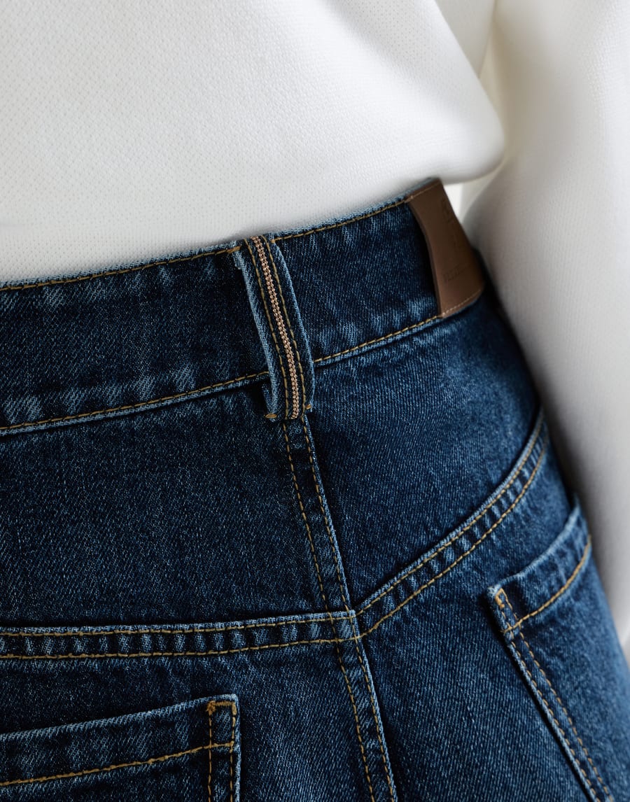 Denim mini skirt Denim Woman - Brunello Cucinelli