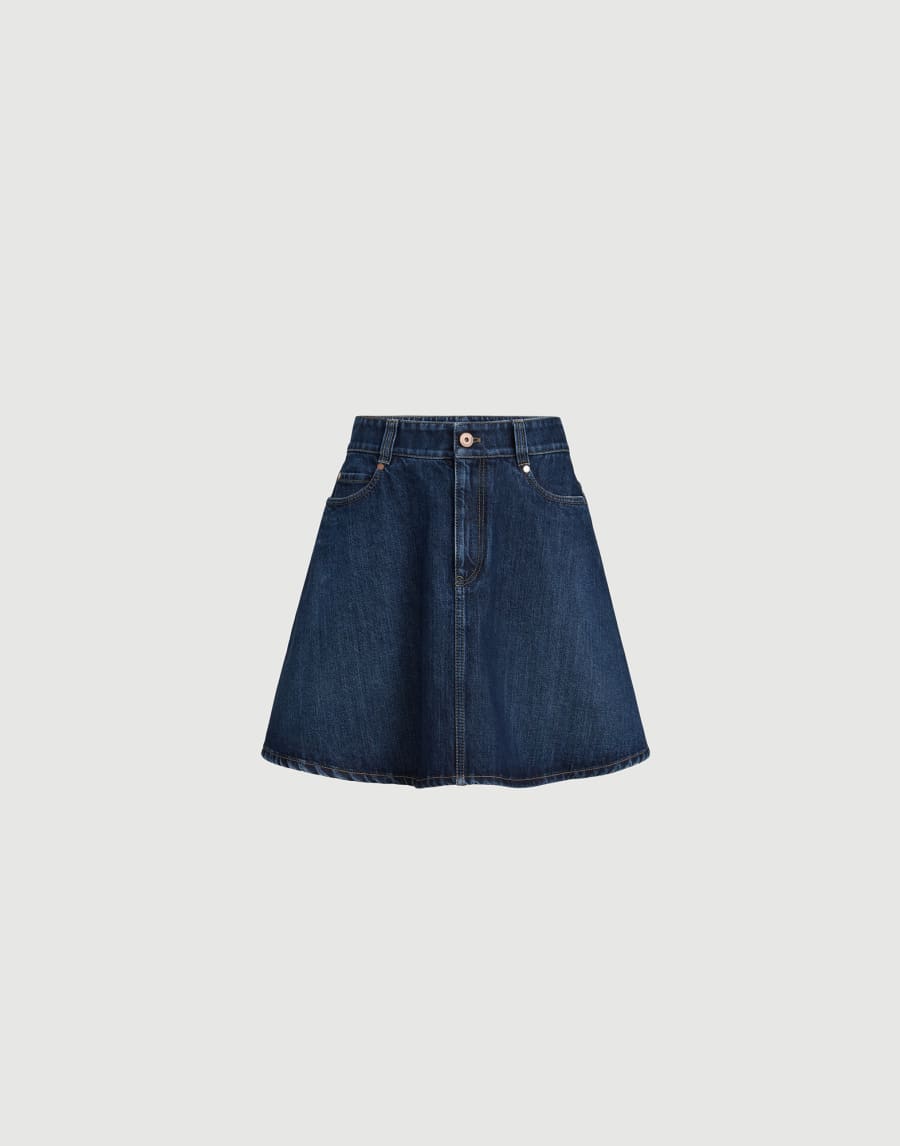 Denim mini skirt Denim Woman - Brunello Cucinelli