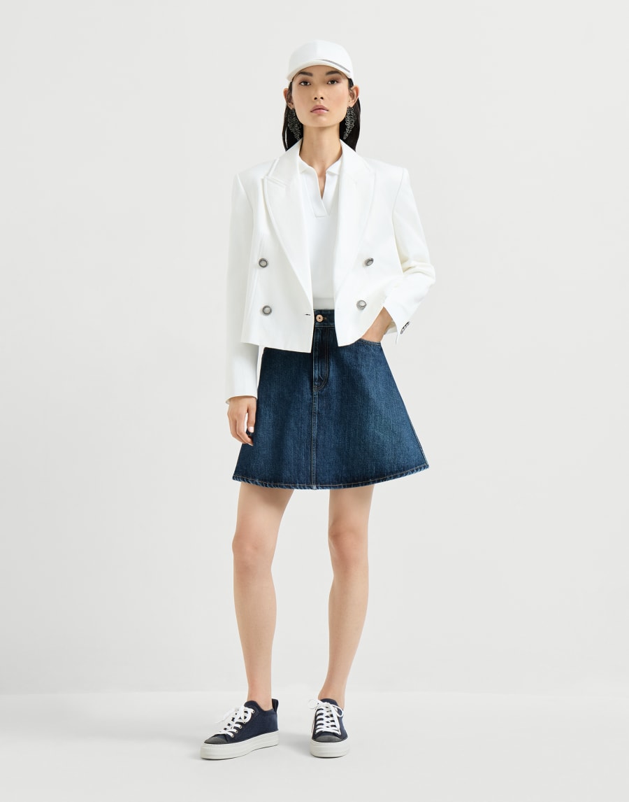 Denim mini skirt Denim Woman - Brunello Cucinelli