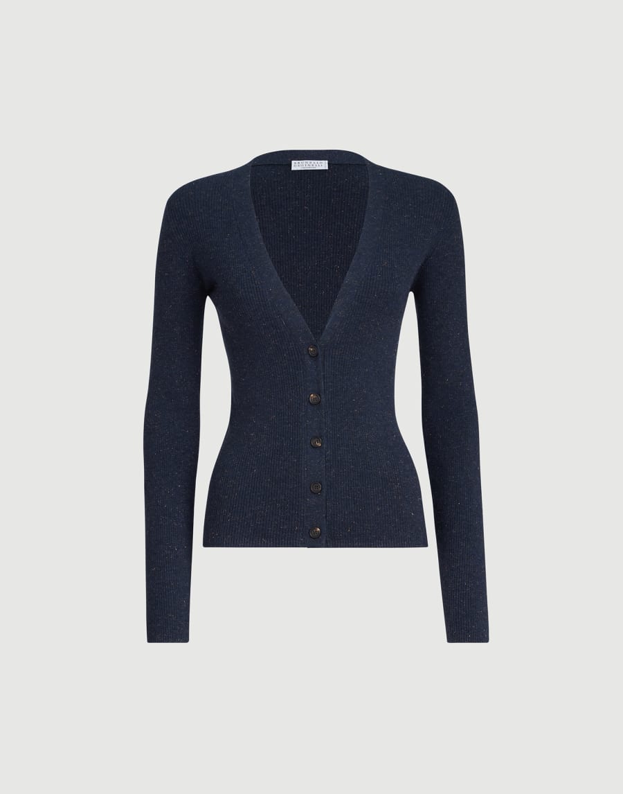 Cashmere cardigan Blue Woman - Brunello Cucinelli