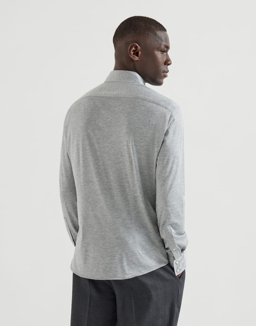 Spread collar shirt Grey Man - Brunello Cucinelli