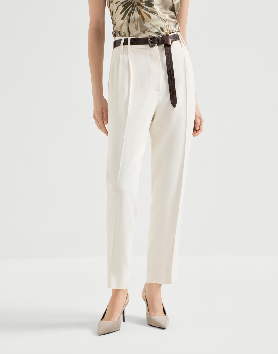 Slouchy trousers Milk Woman - Brunello Cucinelli