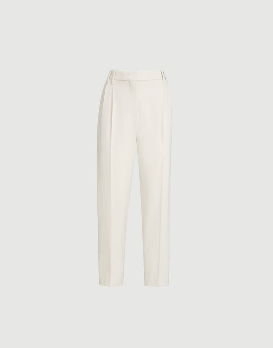 Slouchy trousers Milk Woman - Brunello Cucinelli