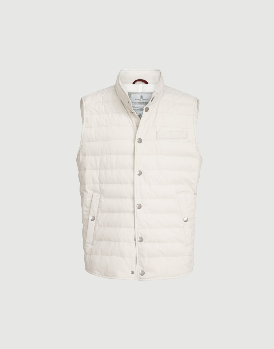 Пуховик из тафты Панама Мужчина - Brunello Cucinelli