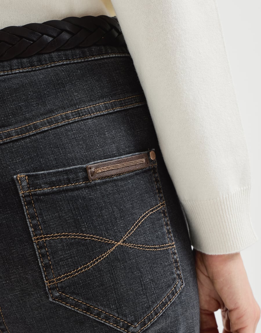 Slim trousers Dark Grey Woman - Brunello Cucinelli