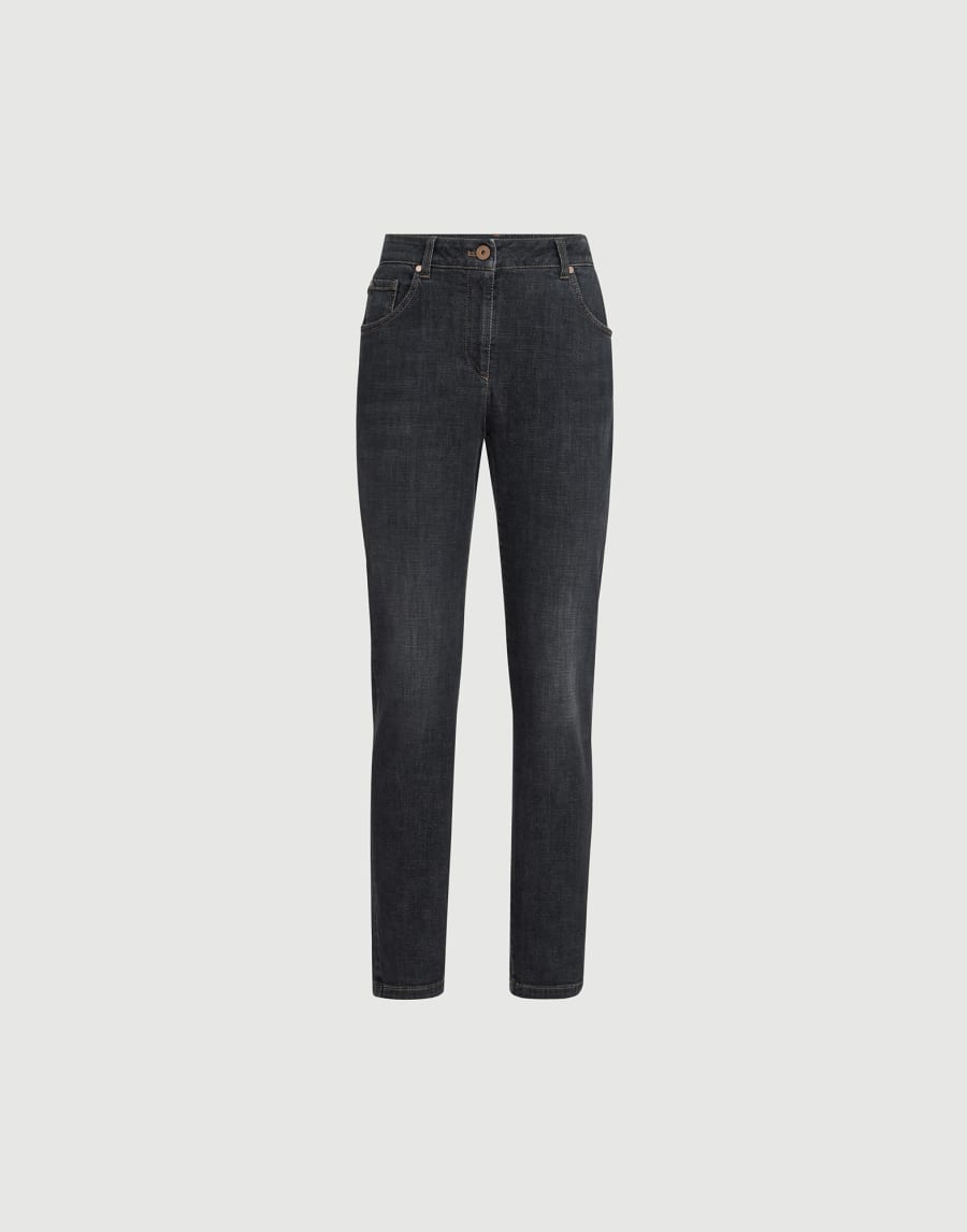 Slim trousers Dark Grey Woman - Brunello Cucinelli