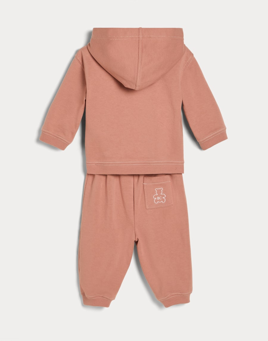 French terry Baby Bernie matching set Orange Baby - Brunello Cucinelli
