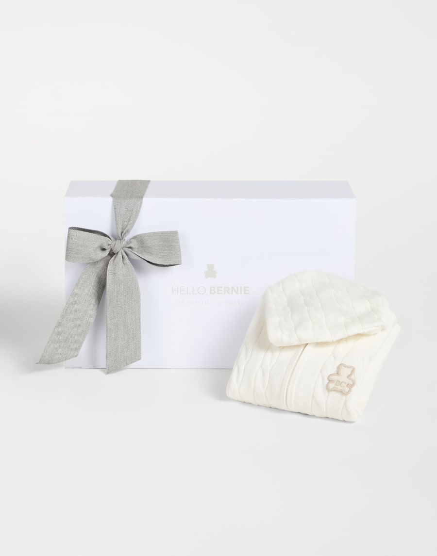 Sudadera Baby Bernie con capucha Panamá Bebé - Brunello Cucinelli