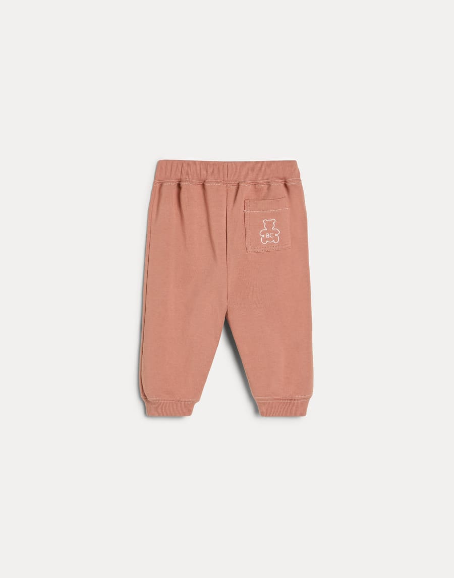 Pantalón Baby Bernie de felpa Naranja Bebé - Brunello Cucinelli