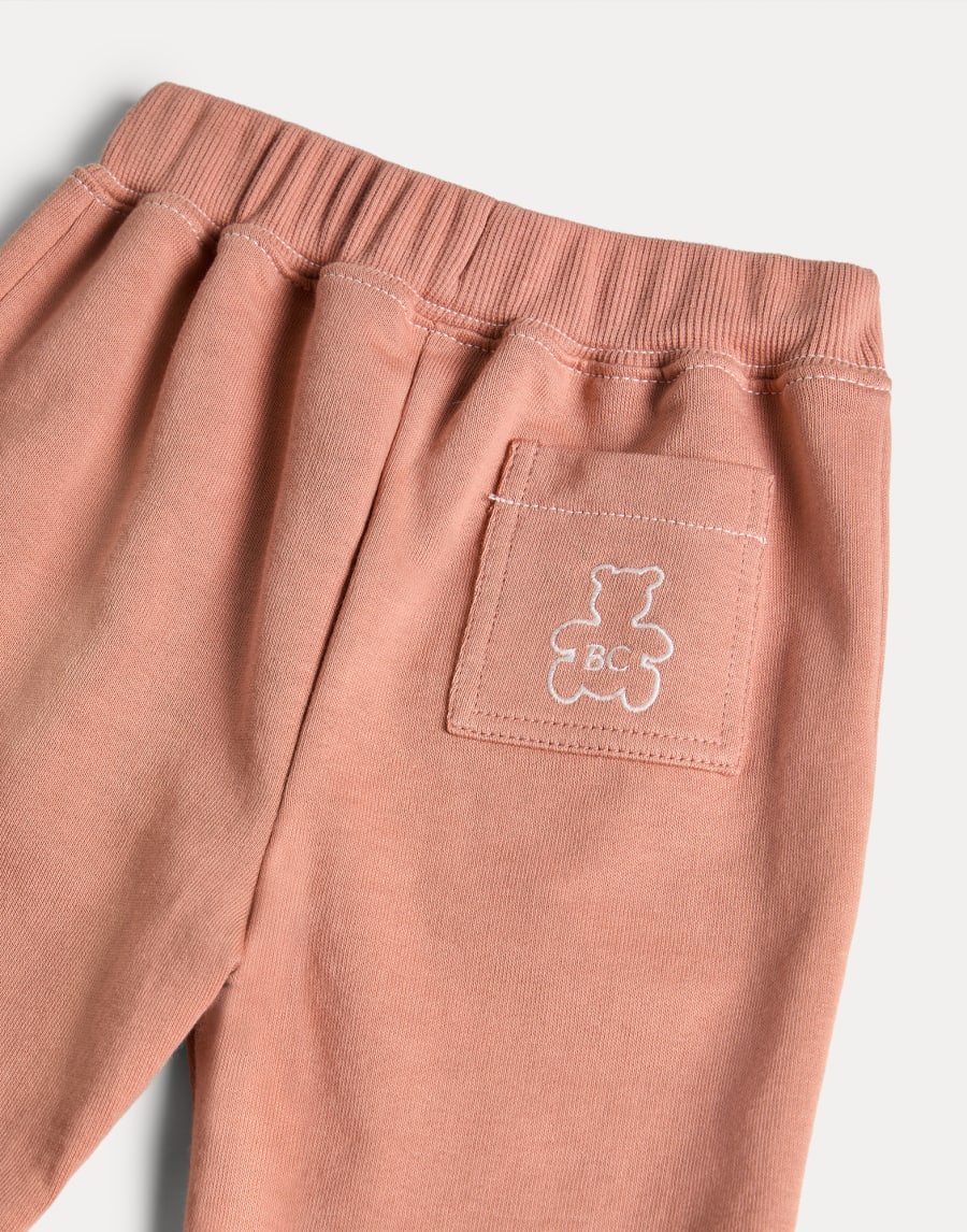 Pantalón Baby Bernie de felpa Naranja Bebé - Brunello Cucinelli