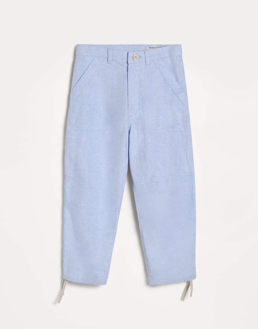 Utility trousers Azure Boys - Brunello Cucinelli