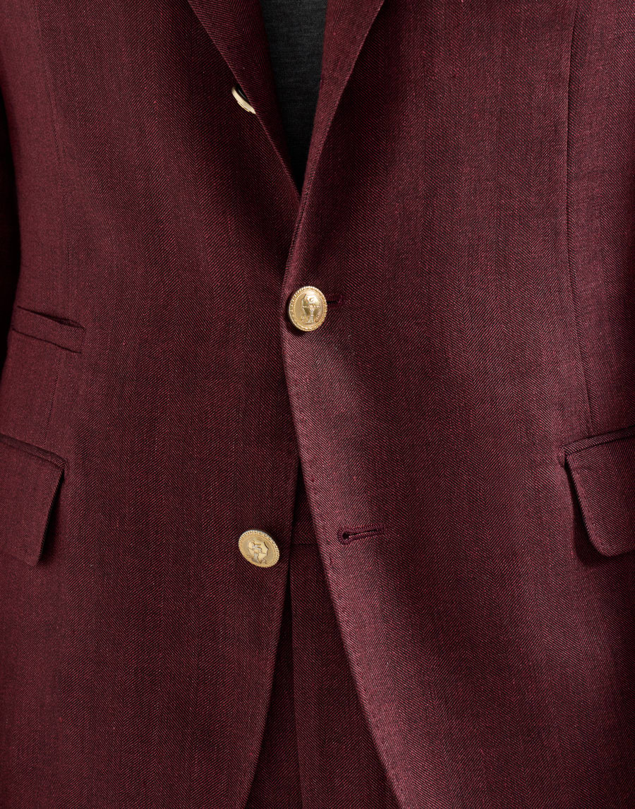 Blazer with metal buttons Cherry Man - Brunello Cucinelli
