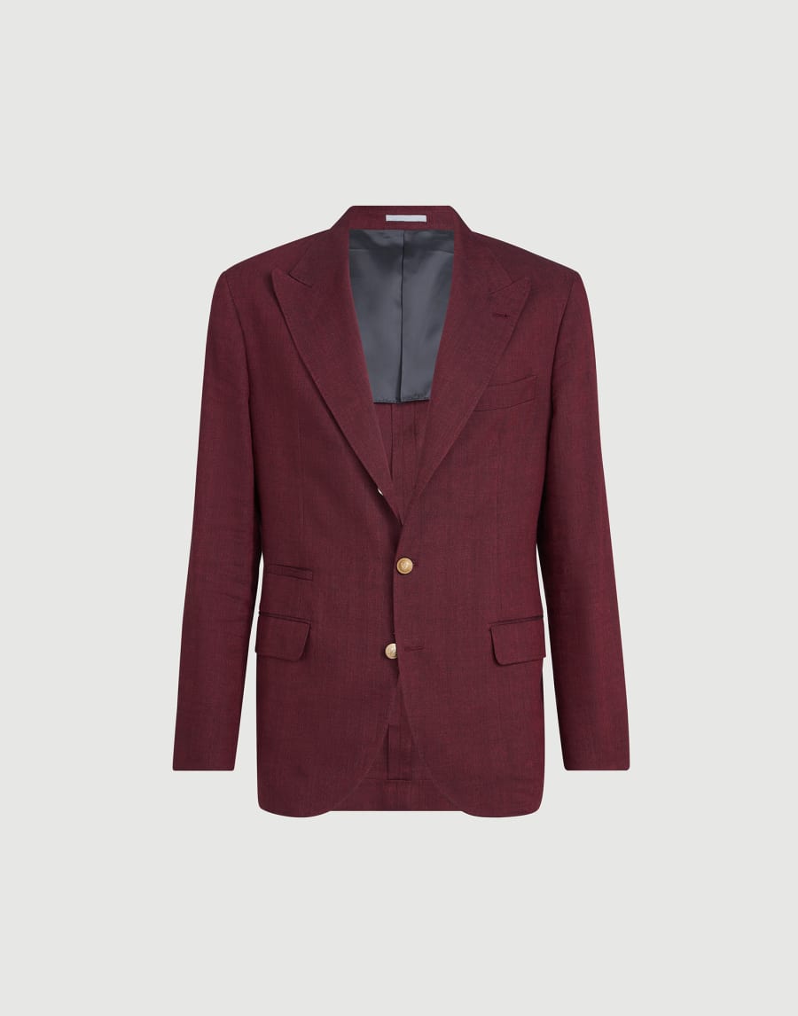 Blazer with metal buttons Cherry Man - Brunello Cucinelli