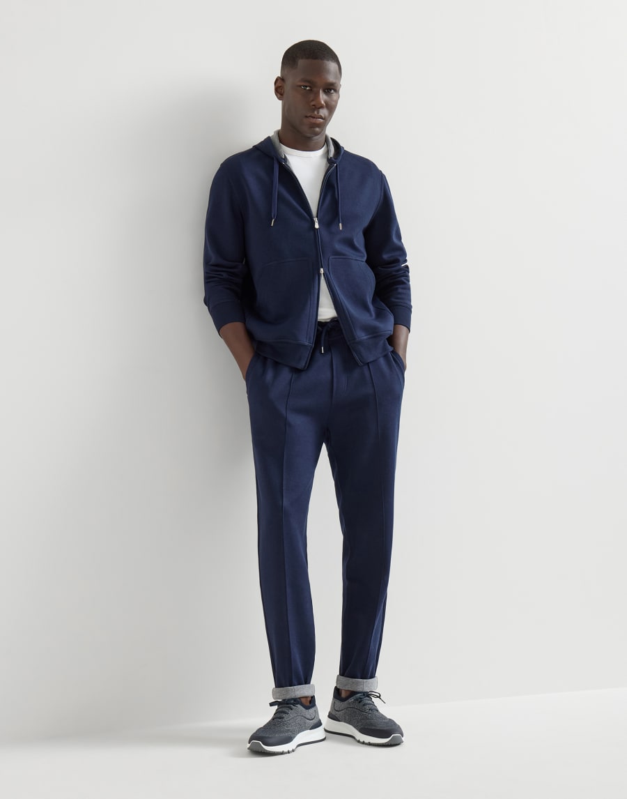 Knit runners Navy Blue Man - Brunello Cucinelli