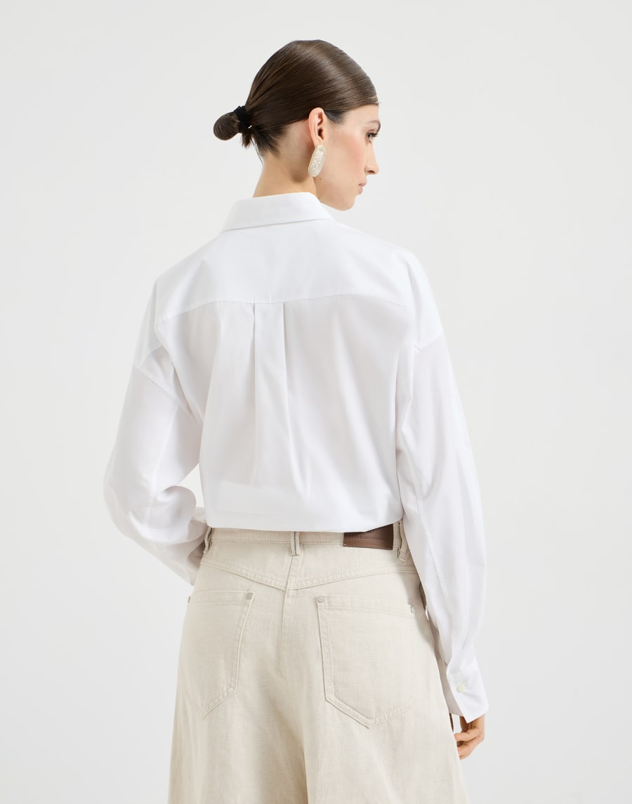 Crop shirt White Woman - Brunello Cucinelli