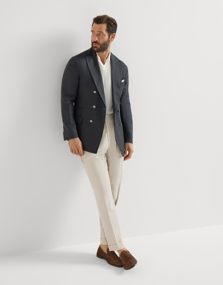 Suede Penny loafer Mud Man - Brunello Cucinelli