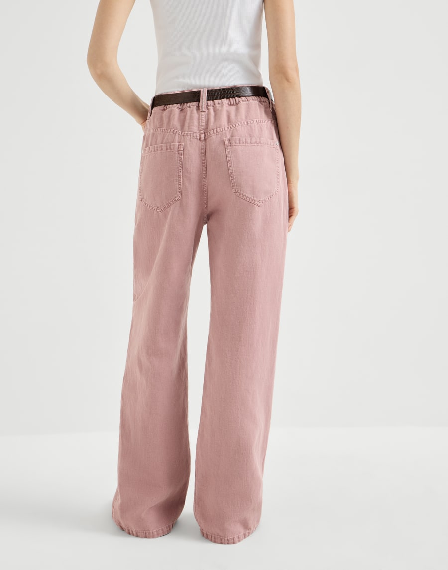 Contemporary trousers Pink Woman - Brunello Cucinelli