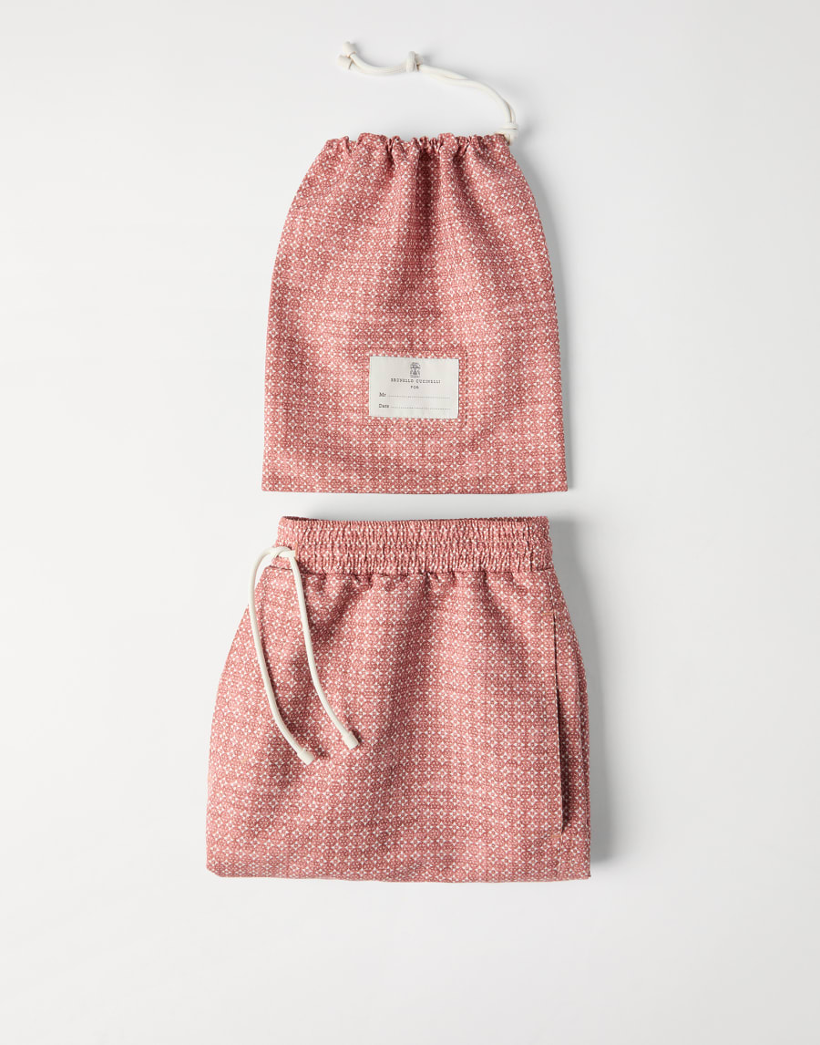 Nylon swim shorts Apricot Man - Brunello Cucinelli