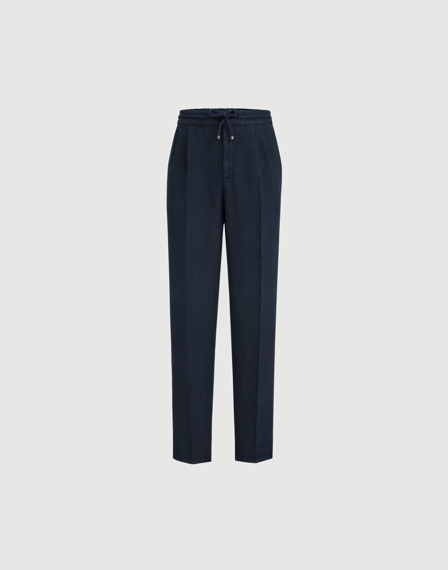 Pantalon à coulisse Bleu Marine Homme - Brunello Cucinelli