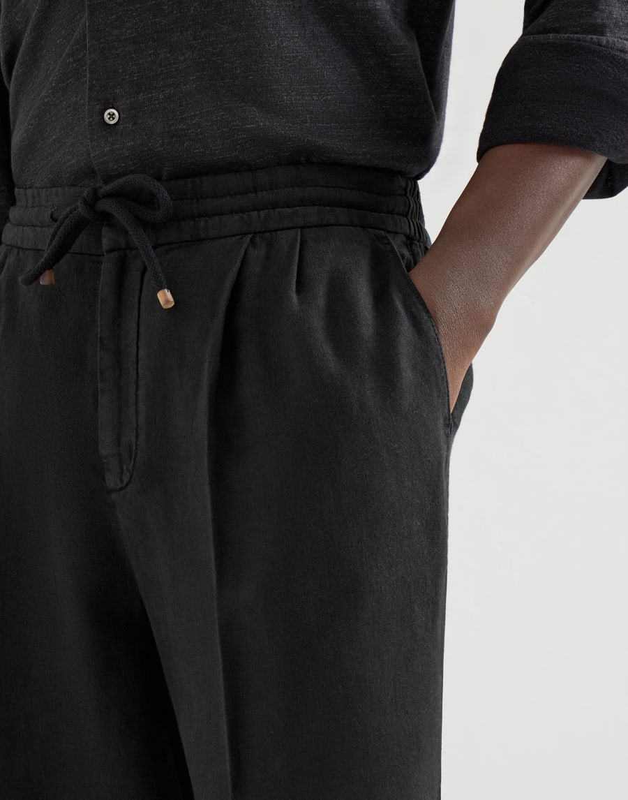 Pantalón con cordón Negro Hombre - Brunello Cucinelli