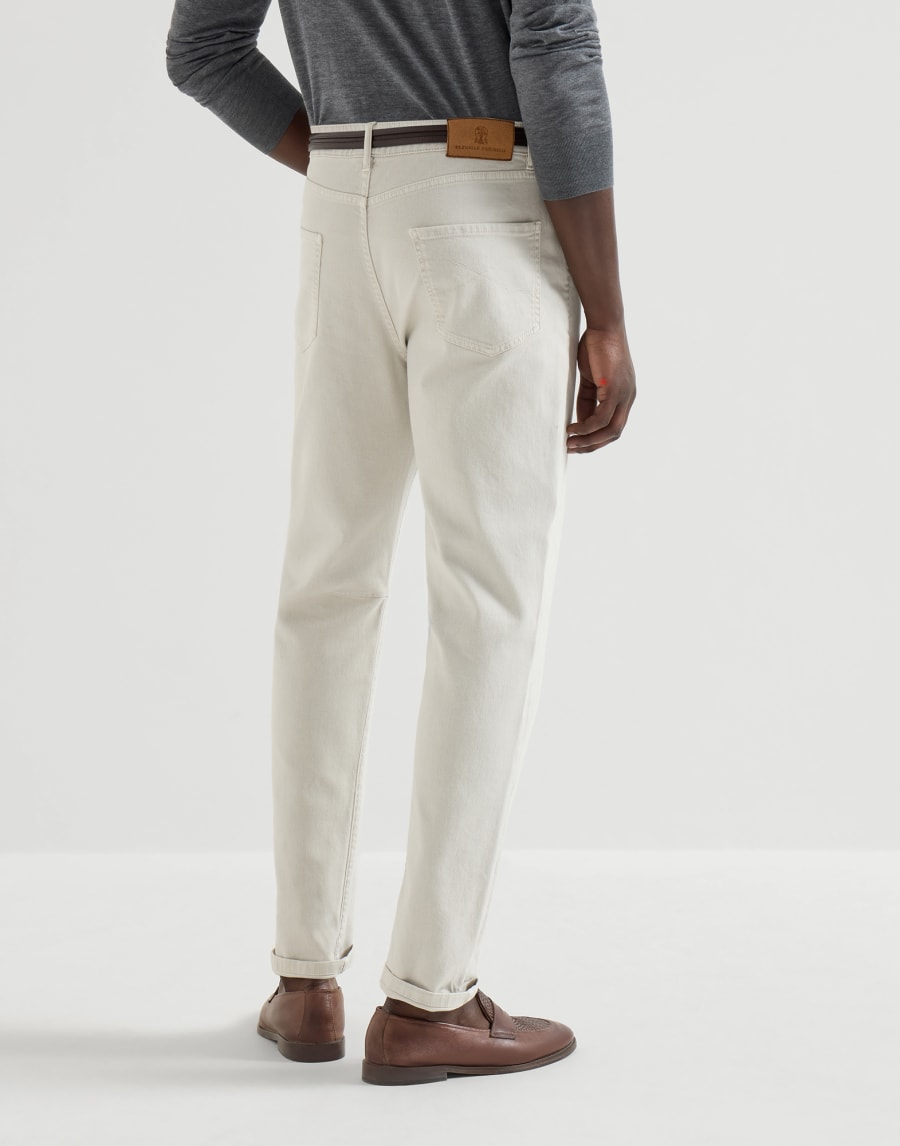 Garment-dyed denim trousers Panama Man - Brunello Cucinelli
