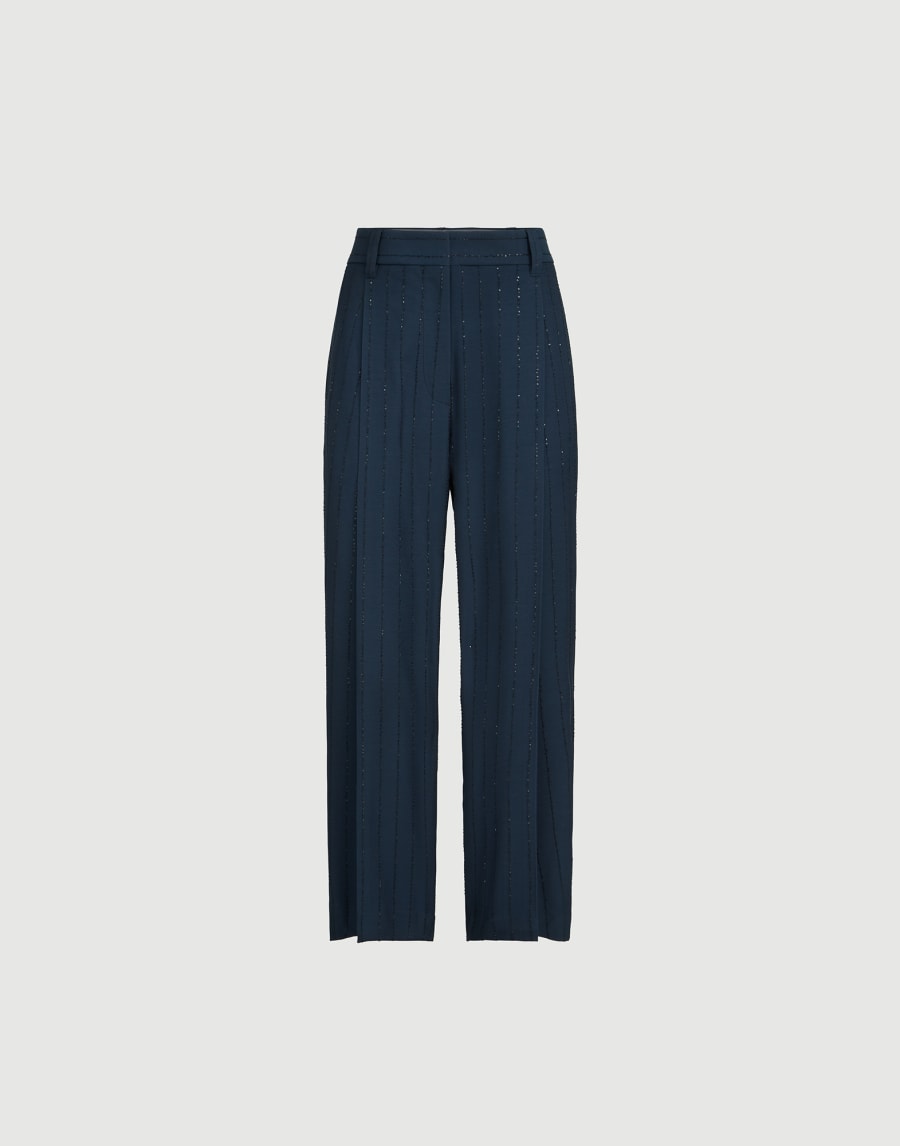 Slouchy trousers Blue Woman - Brunello Cucinelli