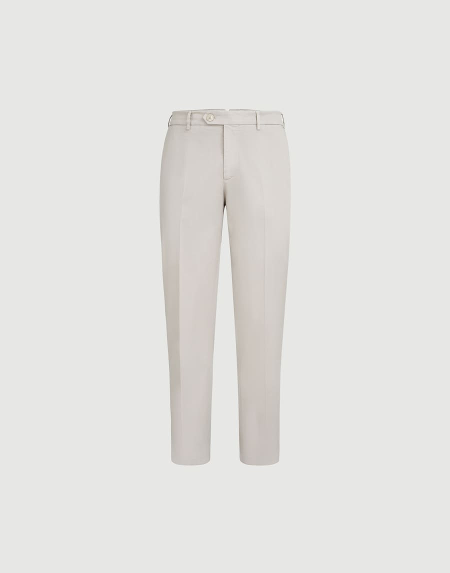 Pantalón de gabardina confort Panamá Hombre - Brunello Cucinelli