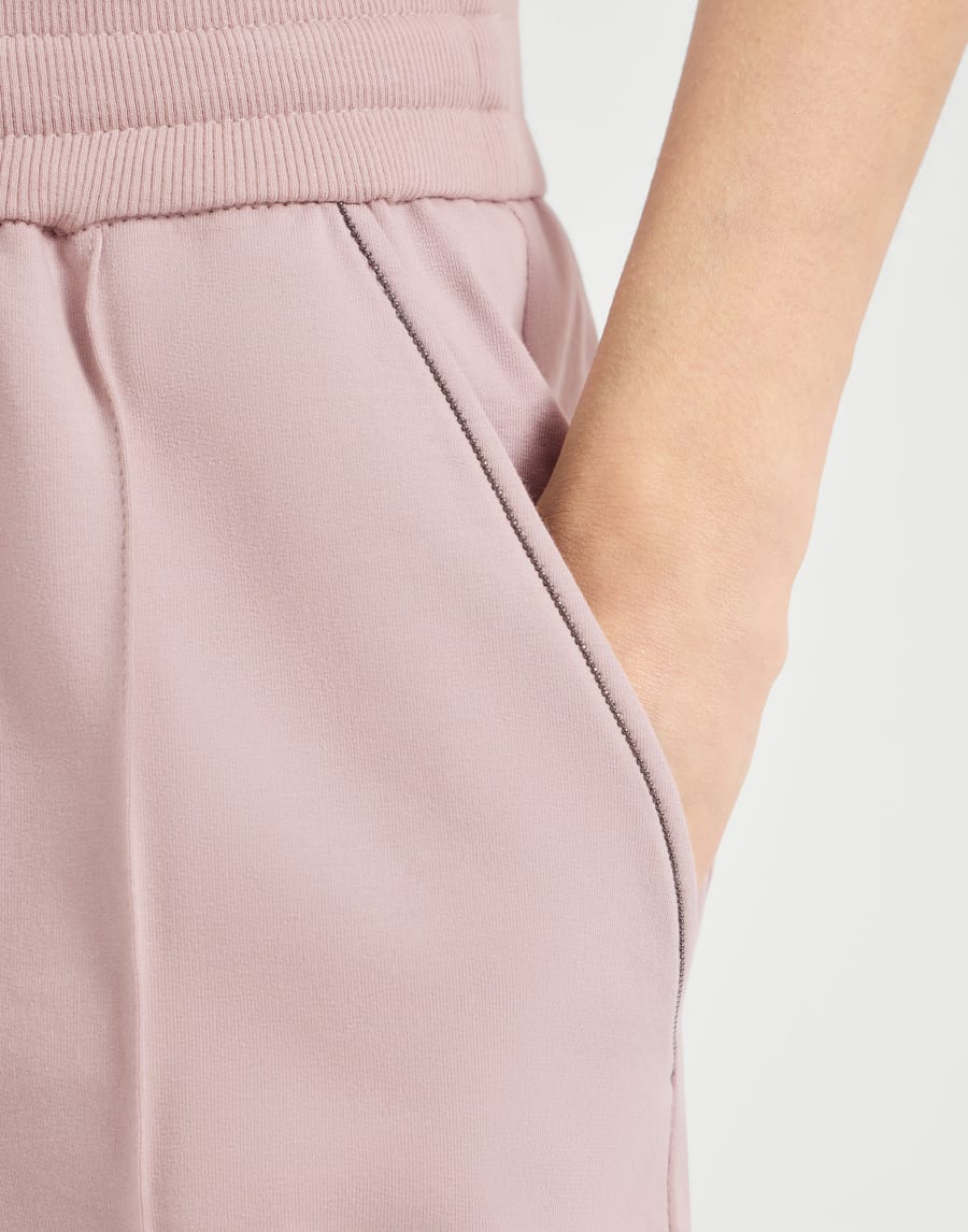 镶珠装饰运动裤 粉红色 女款 - Brunello Cucinelli