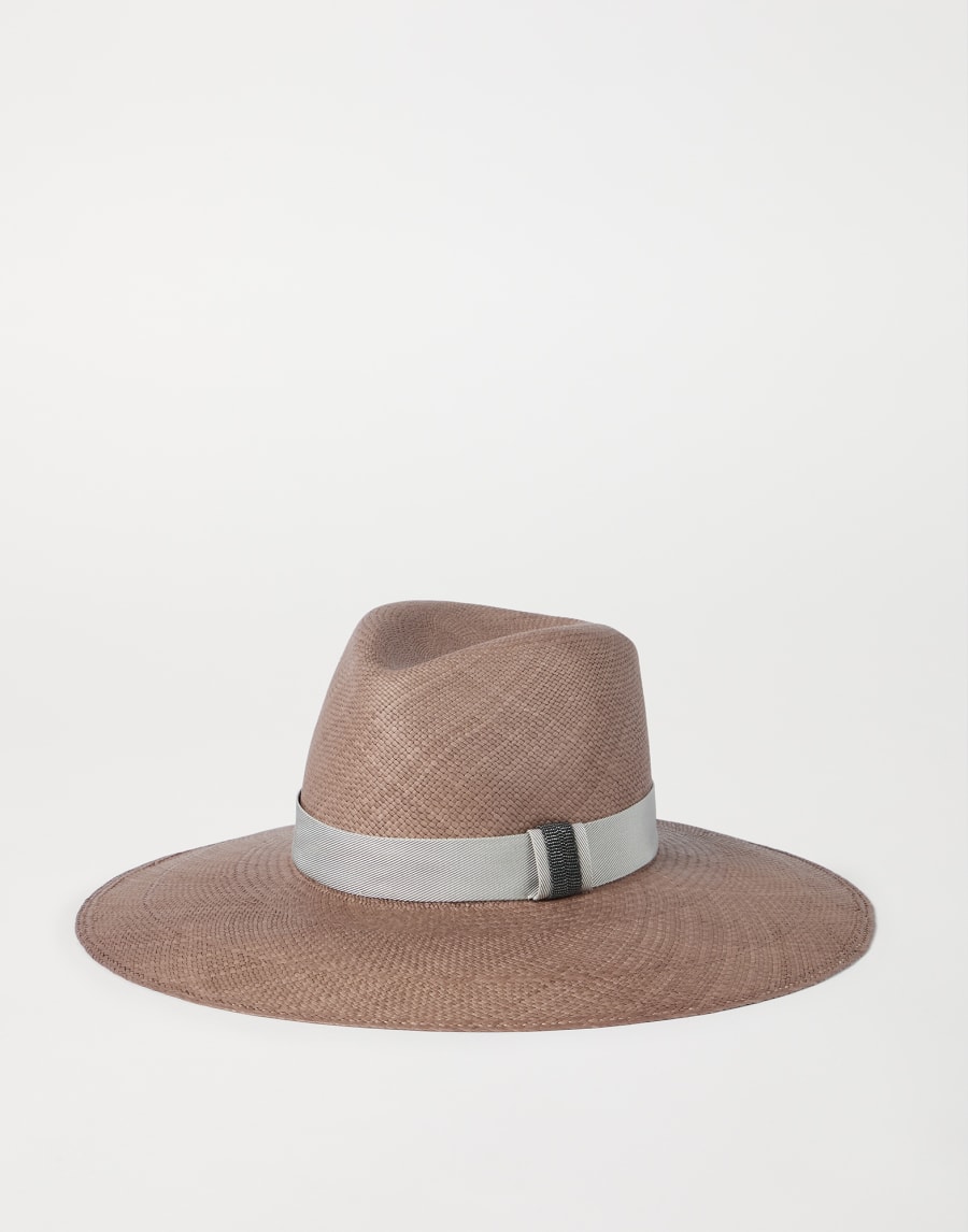 Straw fedora Brown Woman - Brunello Cucinelli
