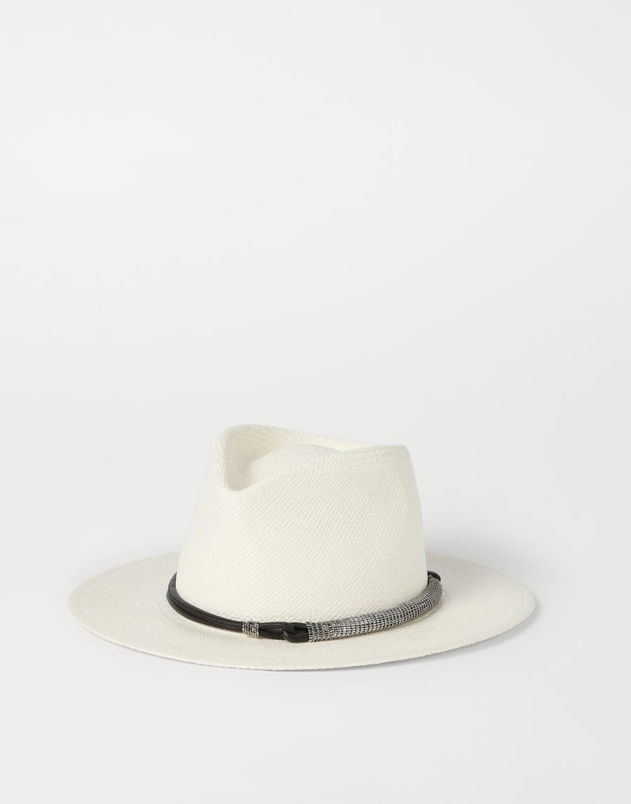 Straw fedora White Woman - Brunello Cucinelli
