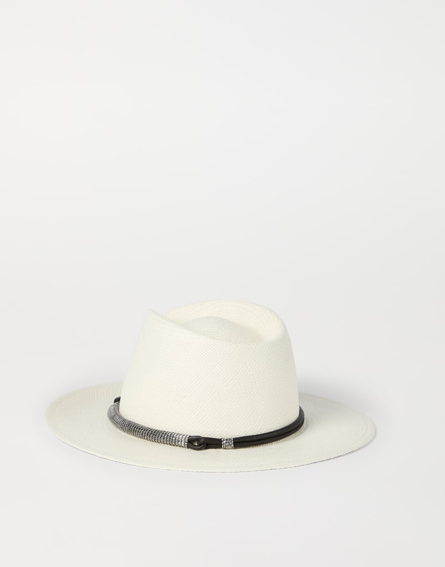 Straw fedora White Woman - Brunello Cucinelli