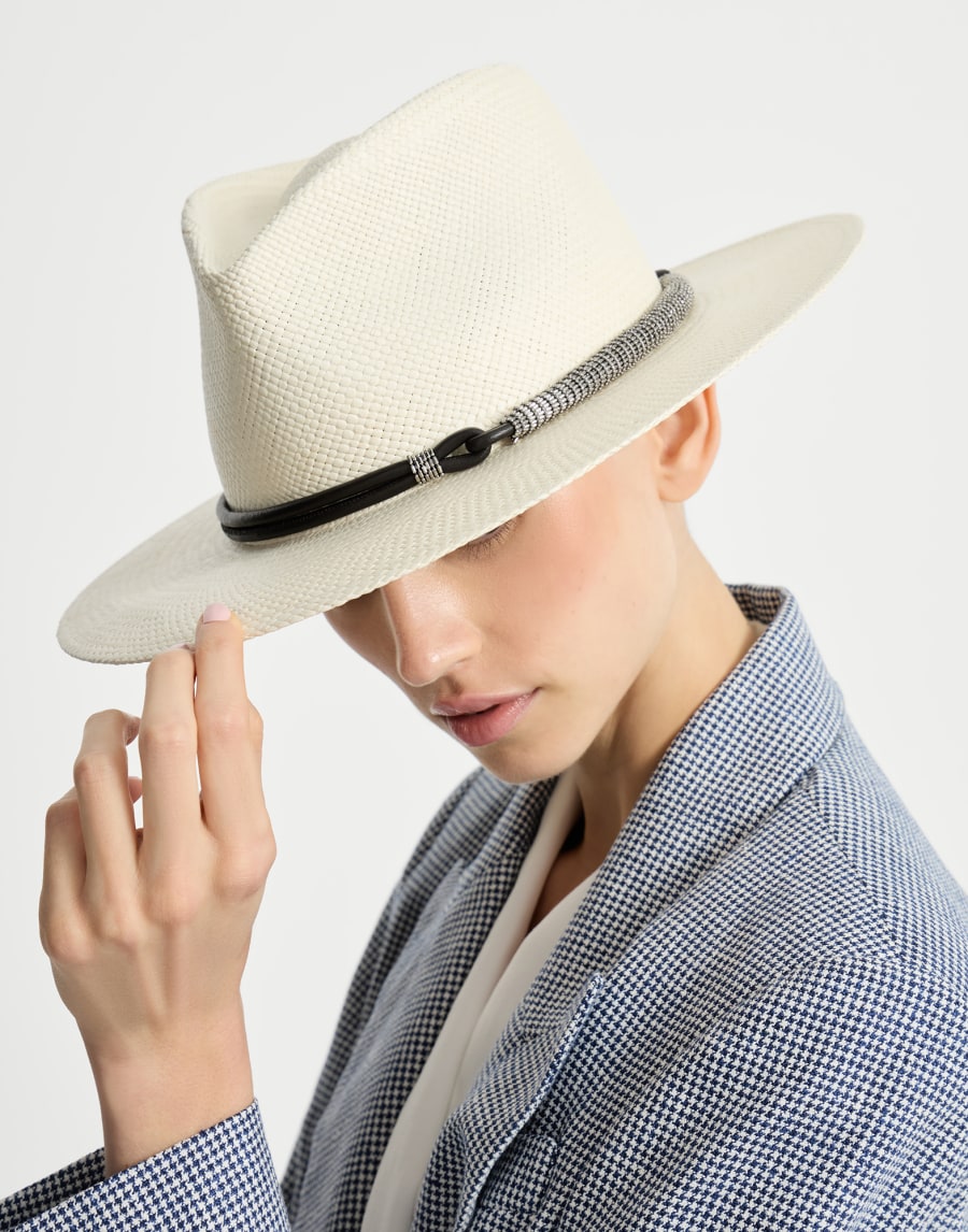 Straw fedora White Woman - Brunello Cucinelli