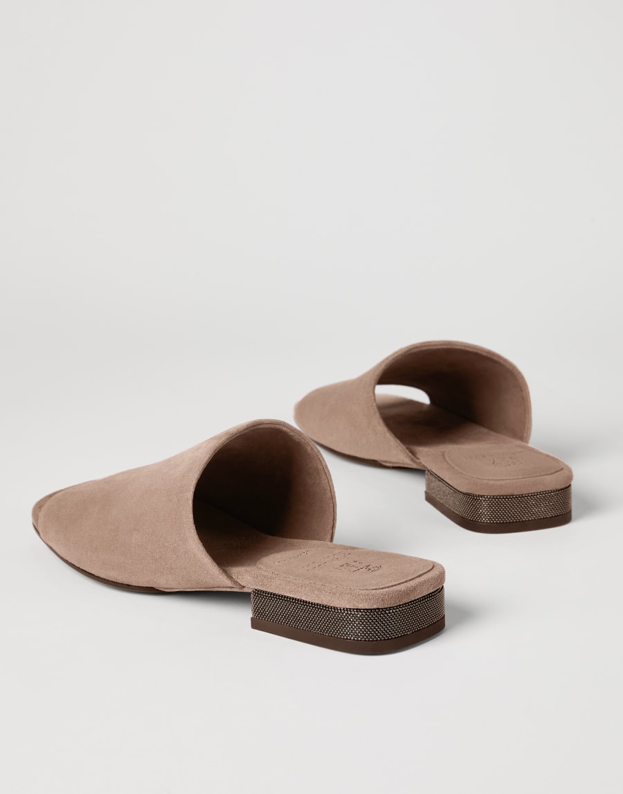 Suede mules Brown Woman - Brunello Cucinelli
