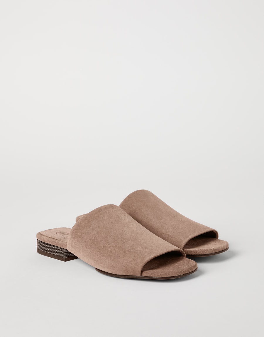 Suede mules Brown Woman - Brunello Cucinelli