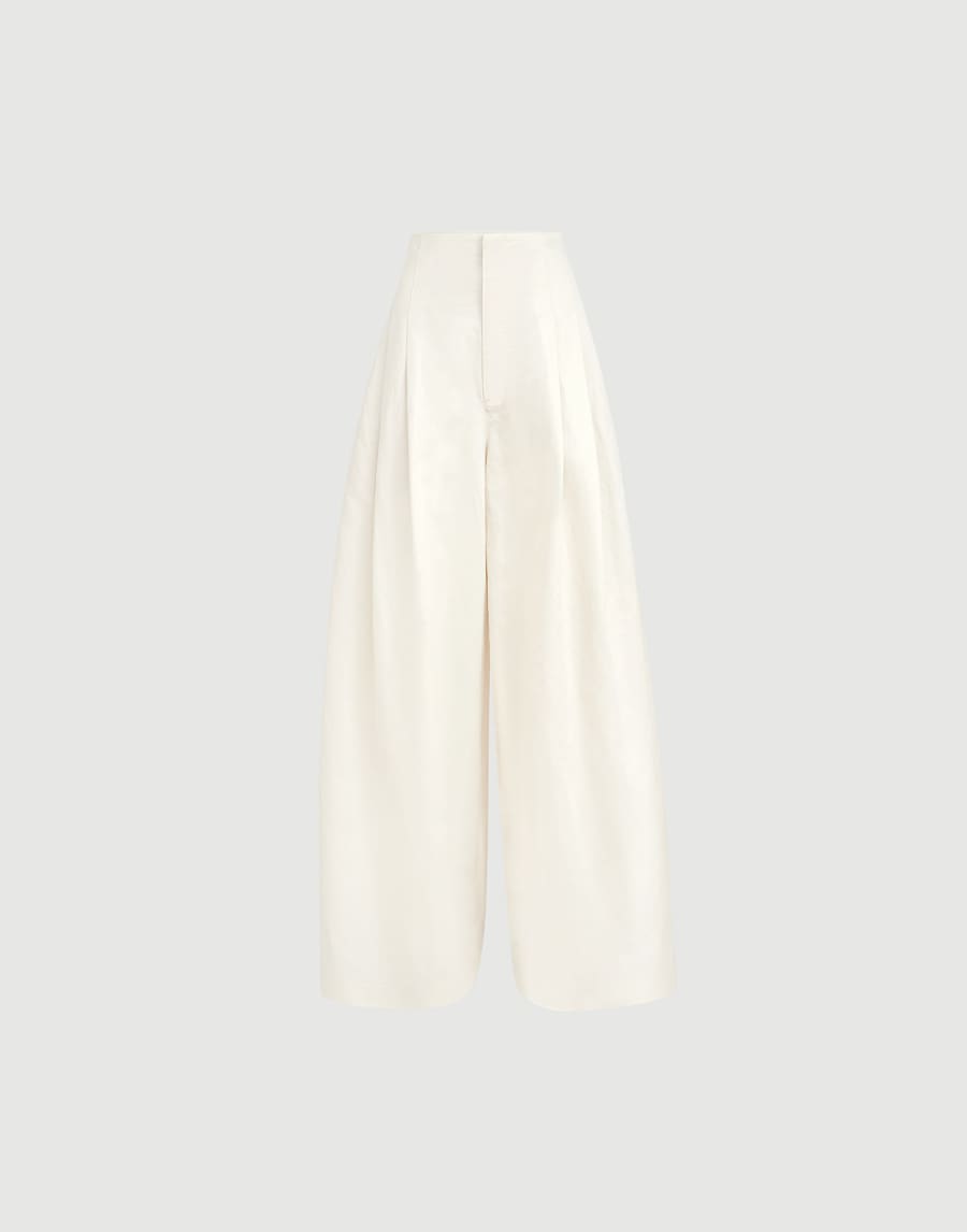 Maxi trousers Butter Woman - Brunello Cucinelli