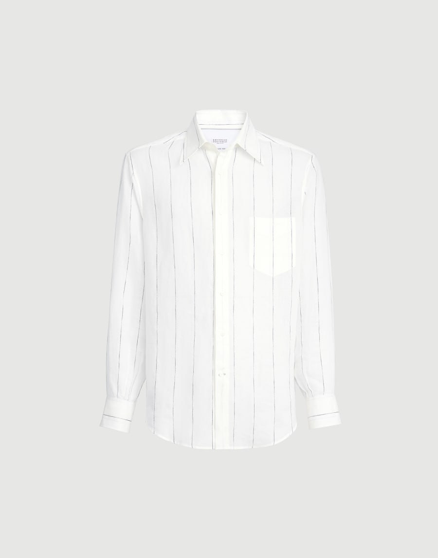 Shirt with chest pocket Panama Man - Brunello Cucinelli