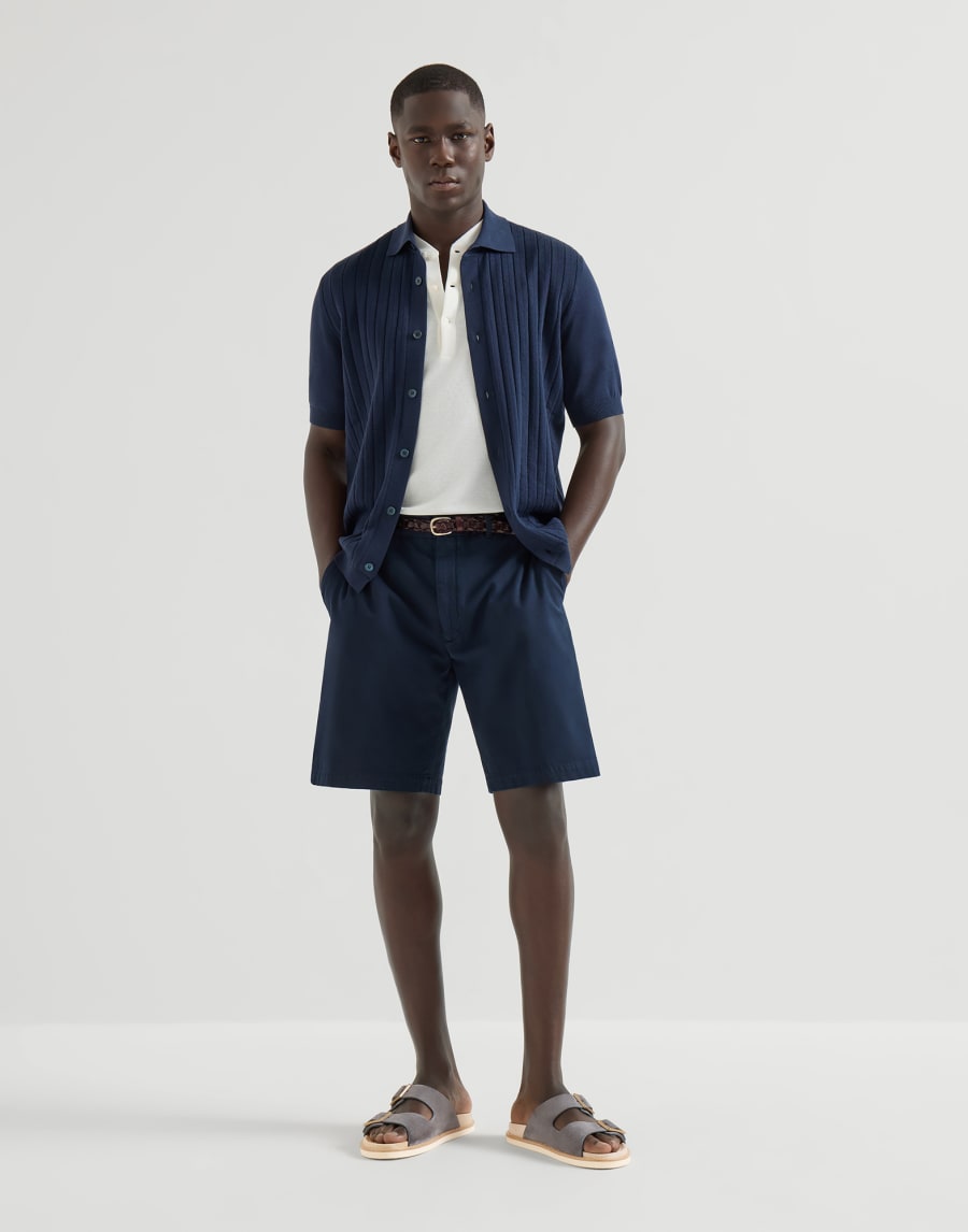 Mules en daim avec boucles Taupe Fumé Homme - Brunello Cucinelli