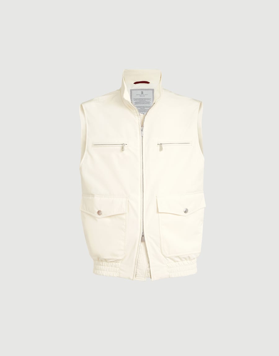 Жилет из нейлона с утеплителем Панама Мужчина - Brunello Cucinelli