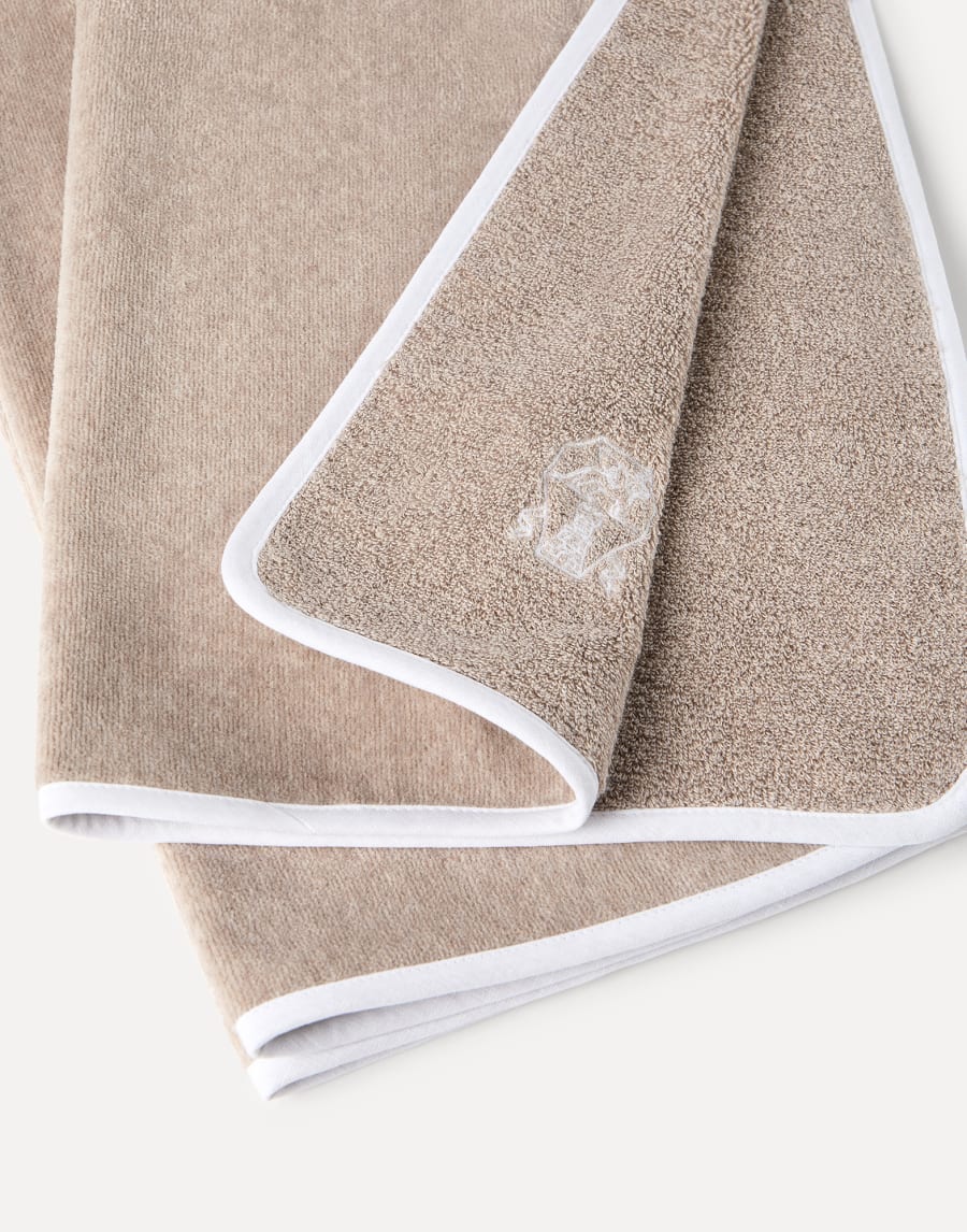 2-piece terrycloth towel set Desert Lifestyle - Brunello Cucinelli