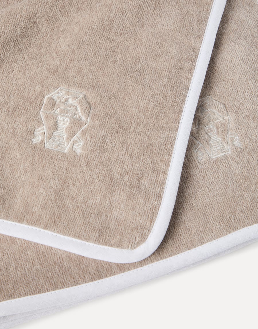 Набор из двух полотенец из махровой ткани Песок пустыни Стиль жизни - Brunello Cucinelli