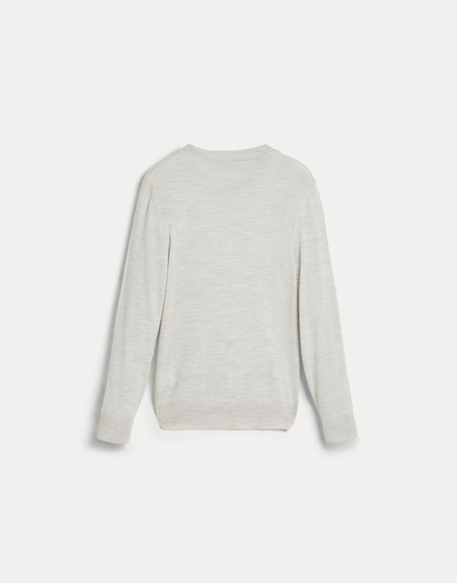 Lightweight sweater with embroidery Fog Boys - Brunello Cucinelli