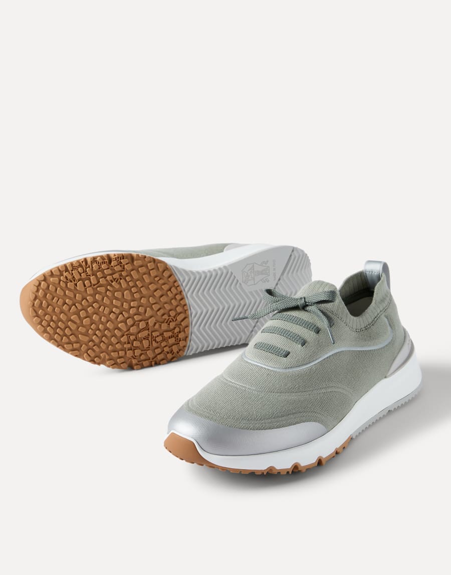 Knit runners Olive Man - Brunello Cucinelli