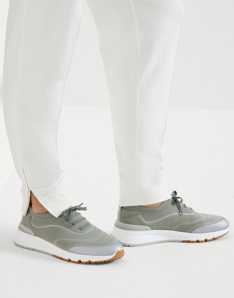 Knit runners Olive Man - Brunello Cucinelli