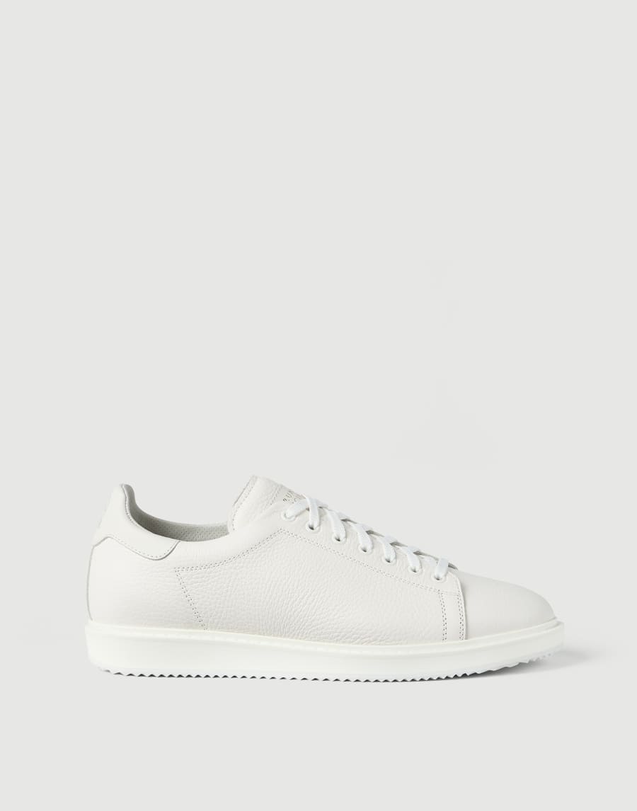 Grained calfskin sneakers White Man - Brunello Cucinelli
