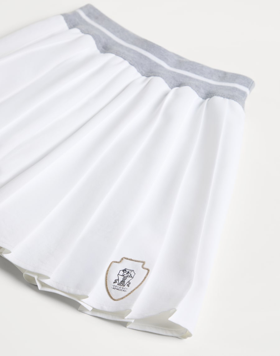 Poplin skirt White Girls - Brunello Cucinelli