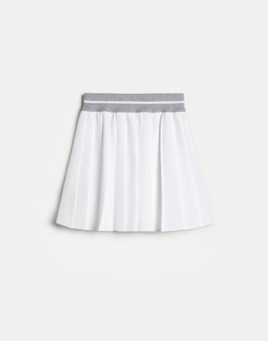 Poplin skirt White Girls - Brunello Cucinelli