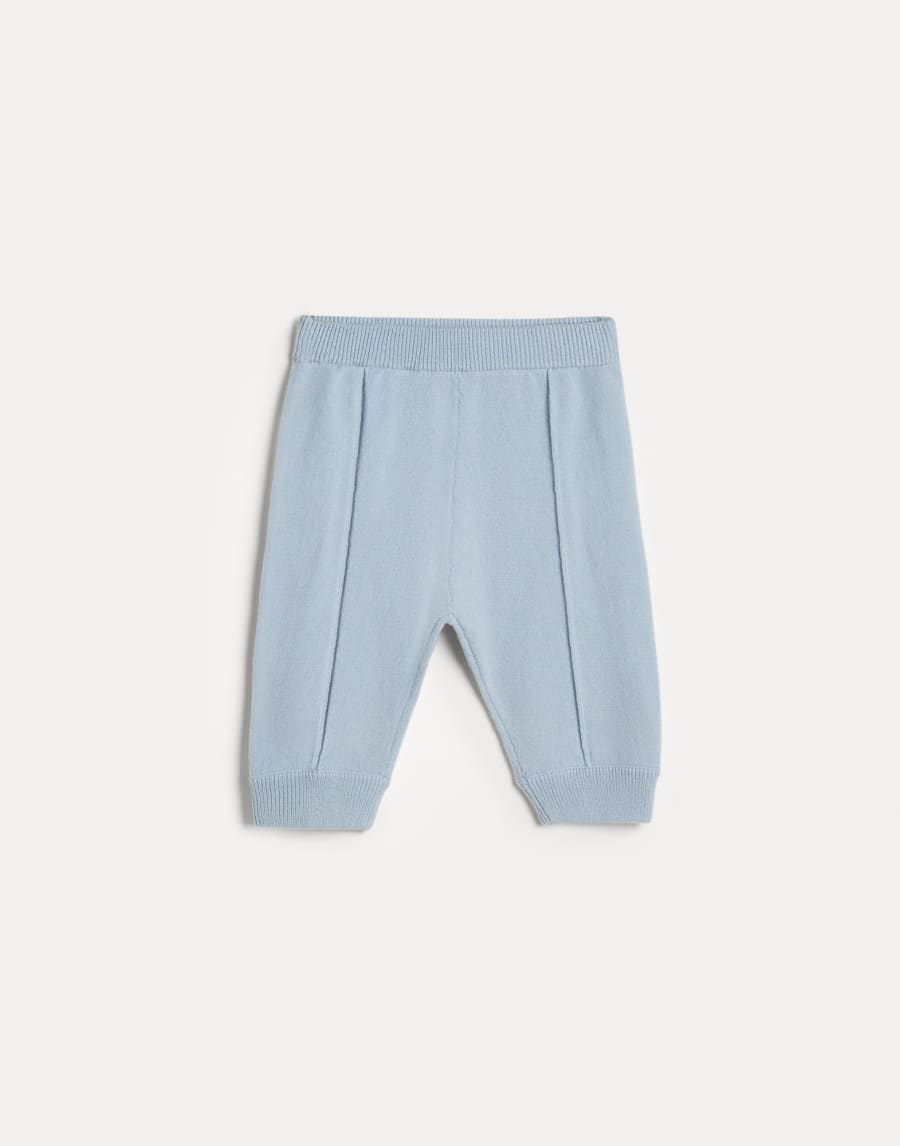 Bernie Baby cashmere trousers Sky Blue Baby - Brunello Cucinelli