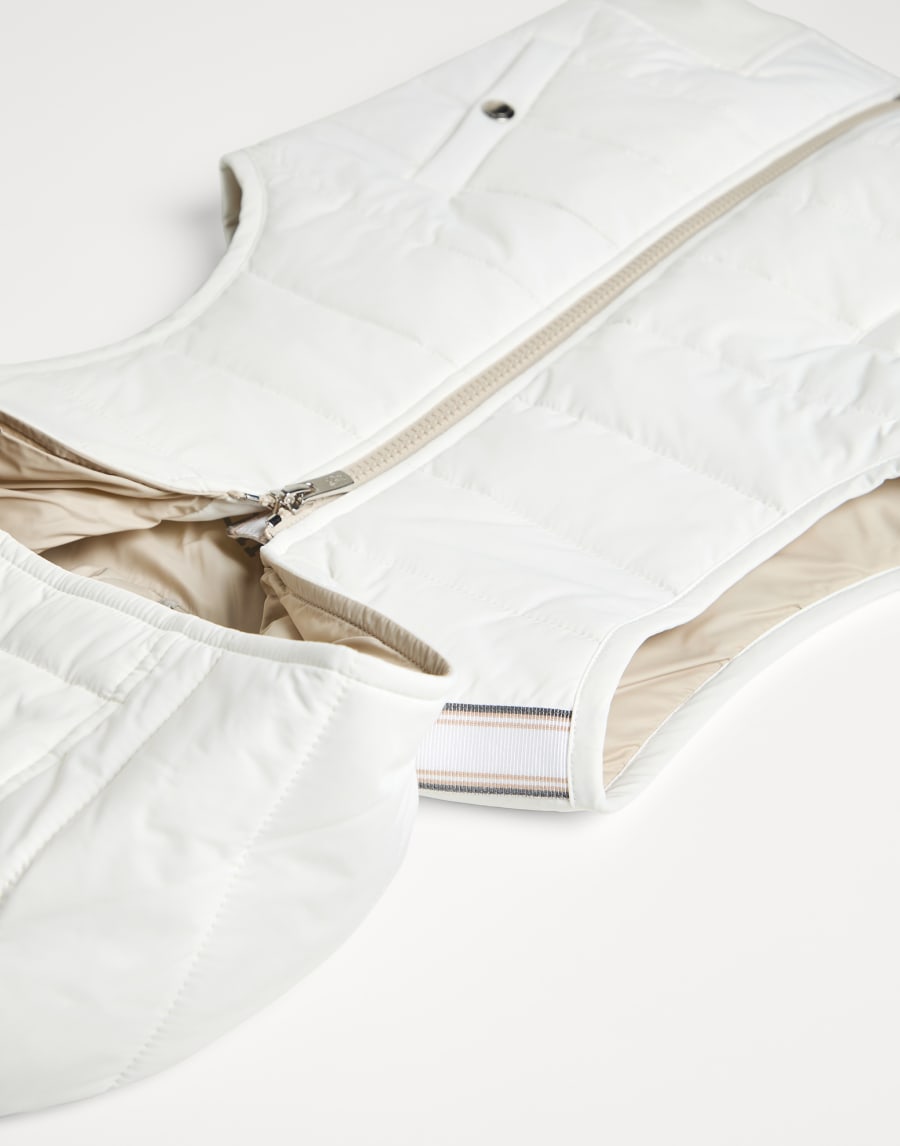 Thermore® 夹袄马甲 灰白色 男童 - Brunello Cucinelli